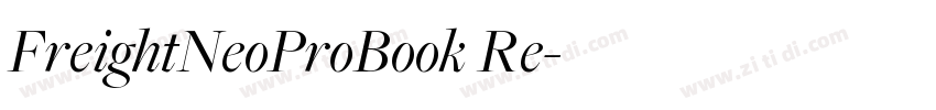 FreightNeoProBook Re字体转换